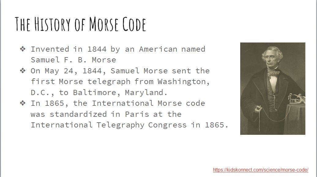 National Morse Code Day (April 27) | Museum of Maritime Navigation and ...